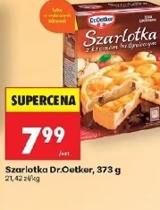 Szarlotka Dr.Oetker z kremem budyniowym