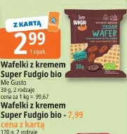 Wafelki z kremem Super Fudgio bio Me Gusto