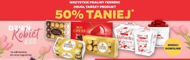 Wszystkie praliny Ferrero