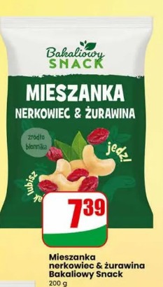 Mieszanka nerkowiec & żurawina Bakaliowy Snack