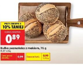 Bułka poznańska z makiem