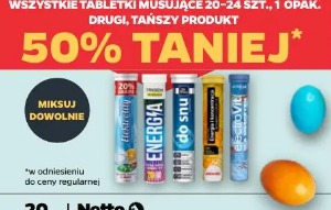 Wszystkie tabletki musujące 20-24 szt