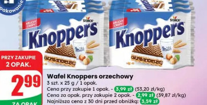 Wafel Knoppers orzechowy