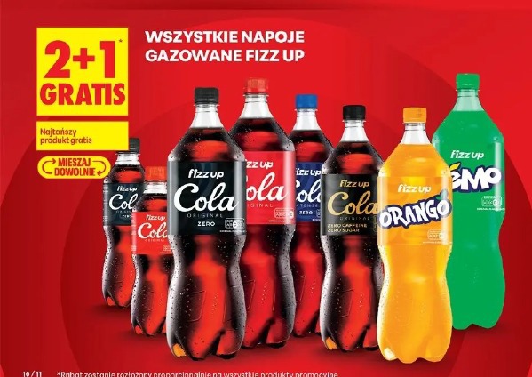 Wszystkie napoje gazowane Fizz Up