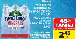 Woda mineralna Minerals Żywiec Zdrój