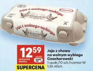 Jaja z chowu na wolnym wybiegu Czachorowski