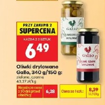 Oliwki drylowane Gallo