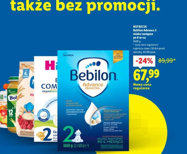 Nutricia Bebilon Advance 2 mleko następne po 6 m-cu