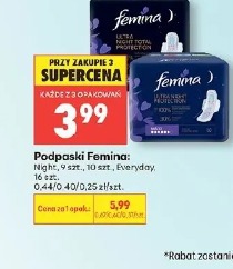 Podpaski Femina: Night, Super, Everyday, 16-20 szt.