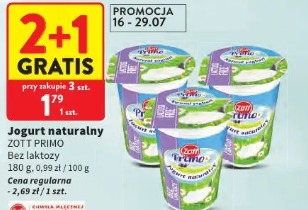 Jogurt naturalny Zott Primo