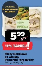 Filety śledziowe po wiejsku Pomorski Targ Rybny