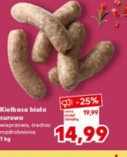 Kiełbasa biała surowa