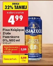 Piwo Książęce Złote Pszeniczne 0,0% 500 ml