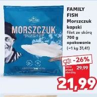 Morszczuk kapski filet ze skórą Family Fish