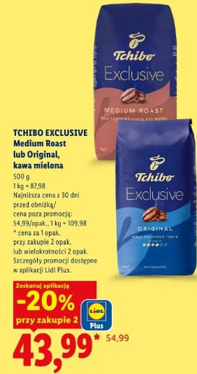 Tchibo Exclusive Medium Roast lub Original, kawa mielona