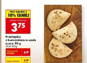 Przekąska z kurczakiem w sosie curry