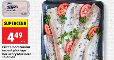 Filet z morszczuka argentyńskiego bez skóry Marinero