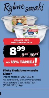 Filety śledziowe w sosie Lisner