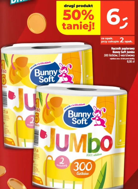 Ręcznik papierowy Bunny Soft Jumbo