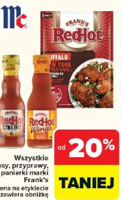Wszystkie sosy, przyprawy, panierki marki Frank's