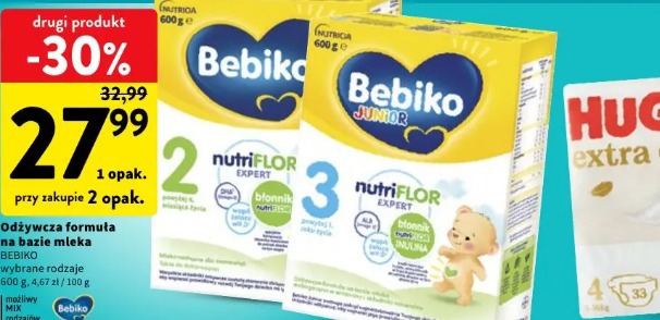 Odżywcza formuła na bazie mleka Bebiko