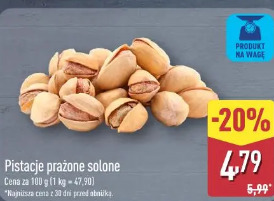 Pistacje prażone solone