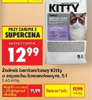 Żwirek bentonitowy Kitty o zapachu lawendowym
