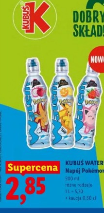 KUBUŚ WATERRR Napój Pokémon