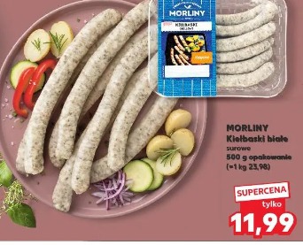 Morliny Kiełbaski białe surowe