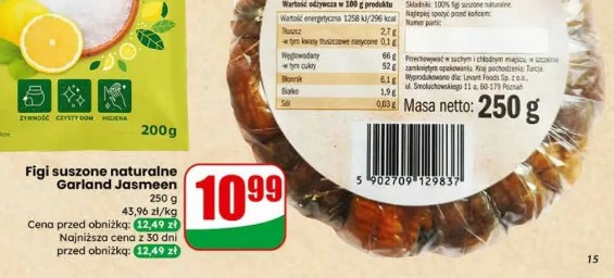 Figi suszone naturalne Garland Jasmeen