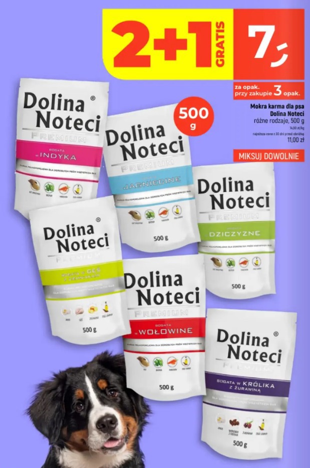 Mokra karma dla psa Dolina Noteci