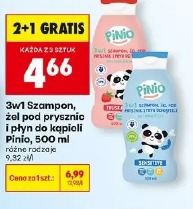 3w1 Szampon, żel pod prysznic i płyn do kąpieli Pinio
