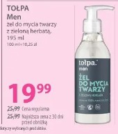 Tołpa Men żel do mycia twarzy z zieloną herbatą