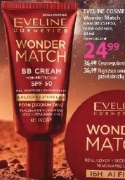 Eveline Cosmetics Wonder Match BB Cream krem BB z SPF50, różne odcienie