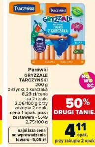 Parówki Gryzzale Tarczyński