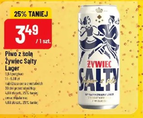 Piwo z solą Żywiec Salty Lager