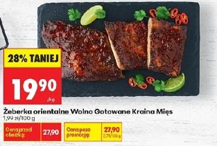 Żeberka orientalne Wolno Gotowane Kraina Mięs