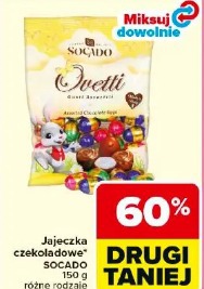 Jajeczka czekoladowe Socado