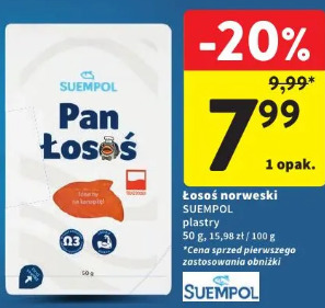 Łosoś norweski SUEMPOL plastry