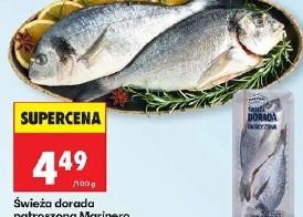 Świeża dorada patroszona Marinero