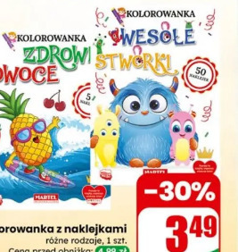 Kolorowanka z naklejkami