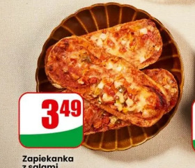 Zapiekanka z salami
