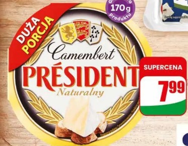 Ser pleśniowy camembert Président