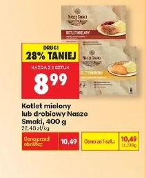 Kotlet mielony lub drobiowy Nasze Smaki
