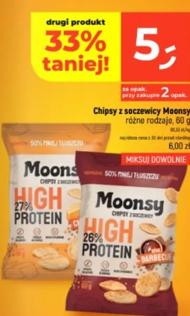 Chipsy z soczewicy Moonsy