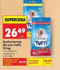 Sucha karma dla psa Puffi, 10 kg