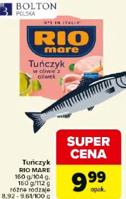 Tuńczyk RIO MARE w oliwie z oliwek różne rodzaje