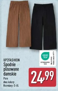 Up2fashion Spodnie plisowane damskie