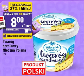 Twaróg sernikowy Mleczna Polana