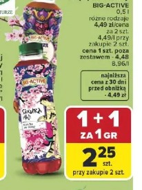 Napój herbaciany Big-Active 0,5 l różne rodzaje